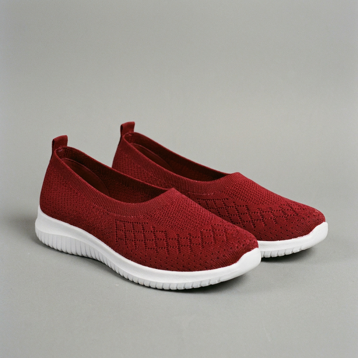 Square-Toe Cushioned Flats