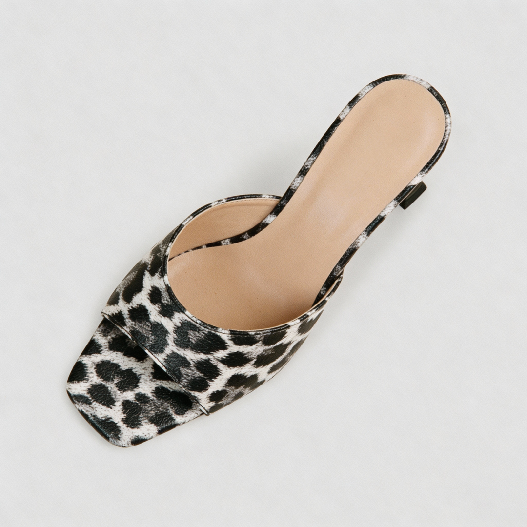 Cheetah Chic Mules