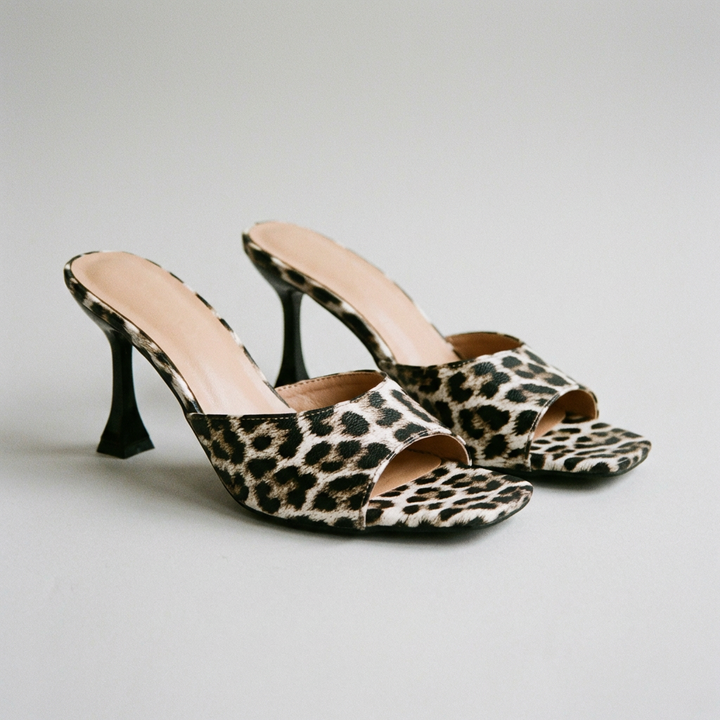 Cheetah Chic Mules