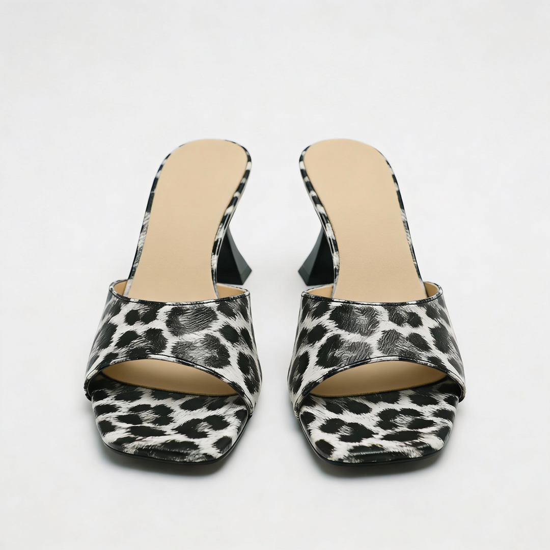 Cheetah Chic Mules