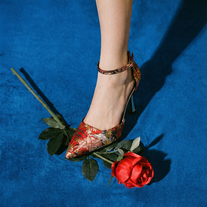 The Empress Ankle Strap Heels