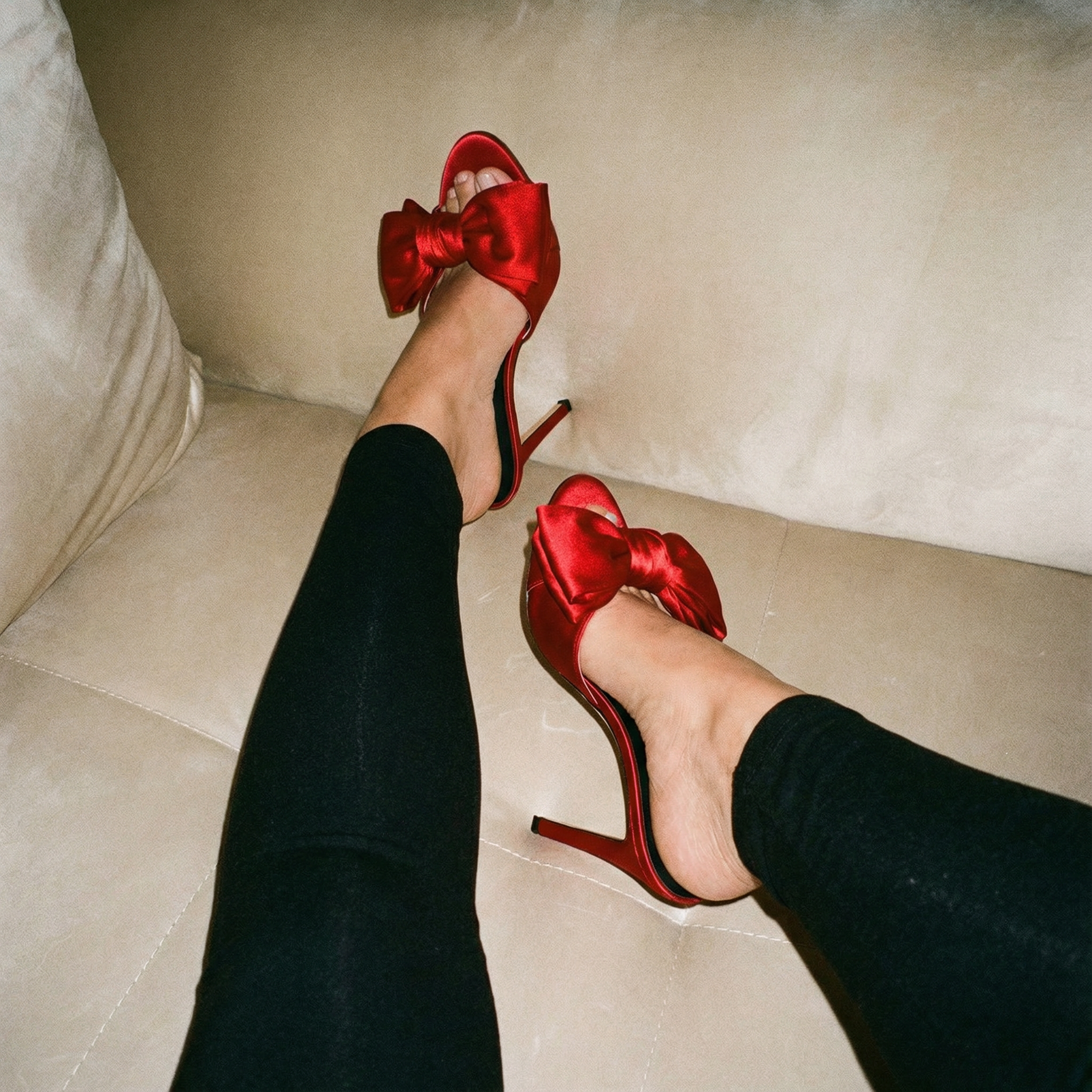 Date Night Bow Heels