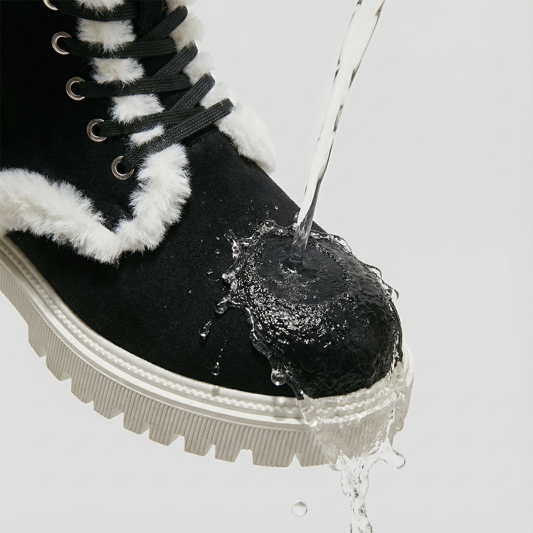 Faux Fur Water-Repellent Lightweight Warm Boots 
