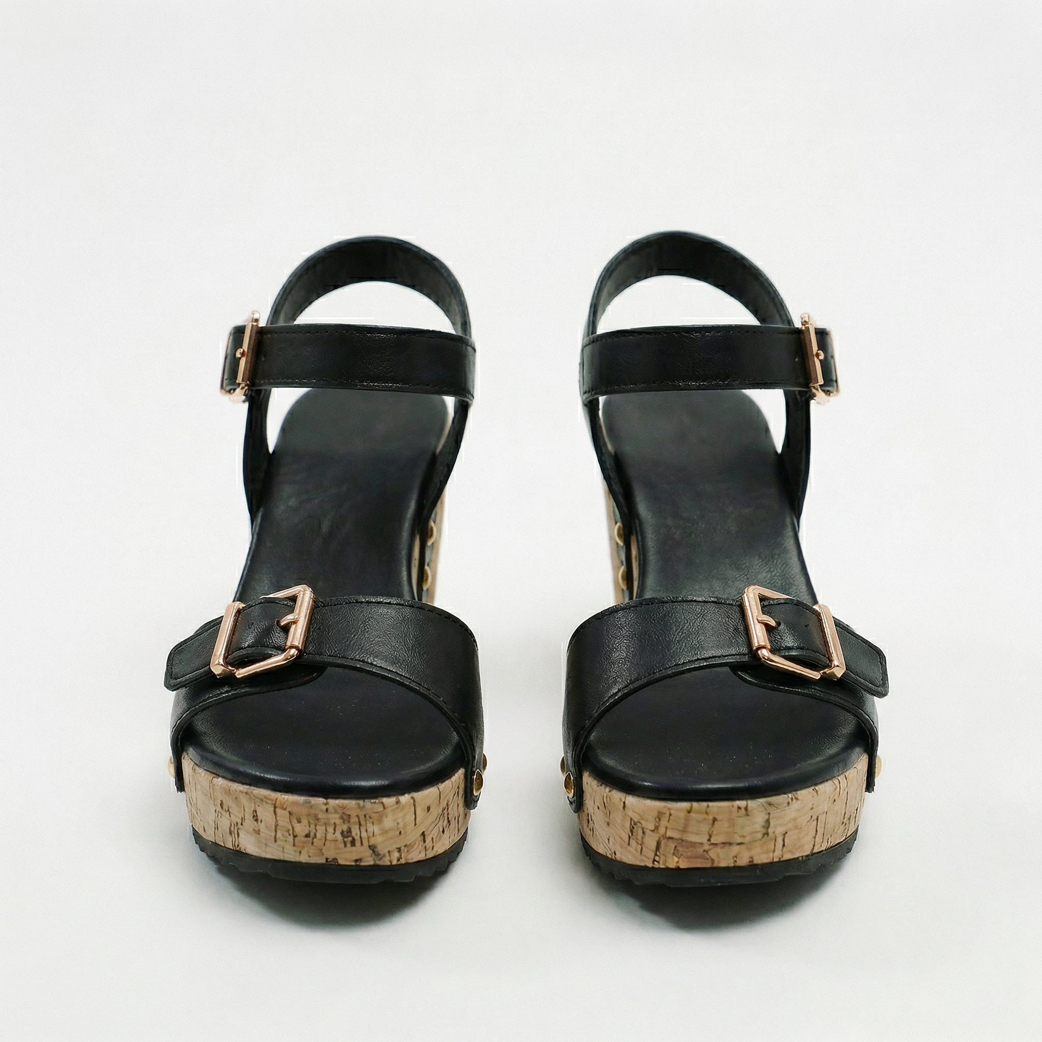 Santorini Studded Wedges