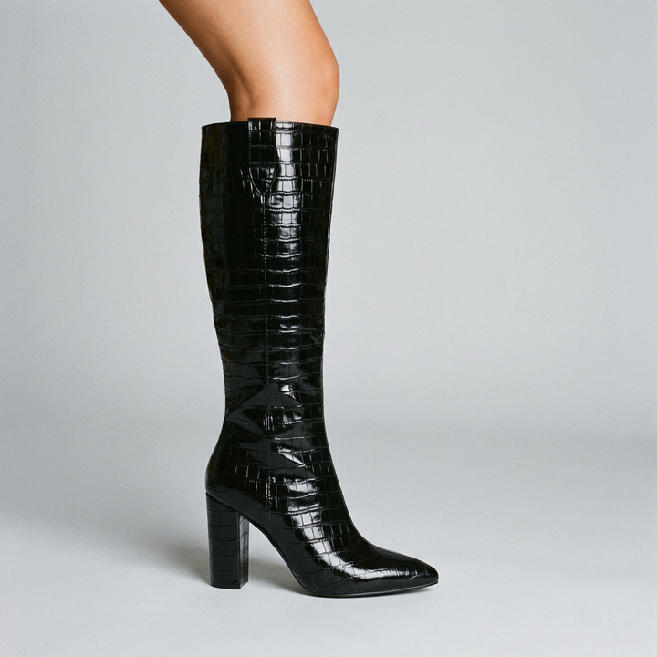 The Valentina Croc Boot