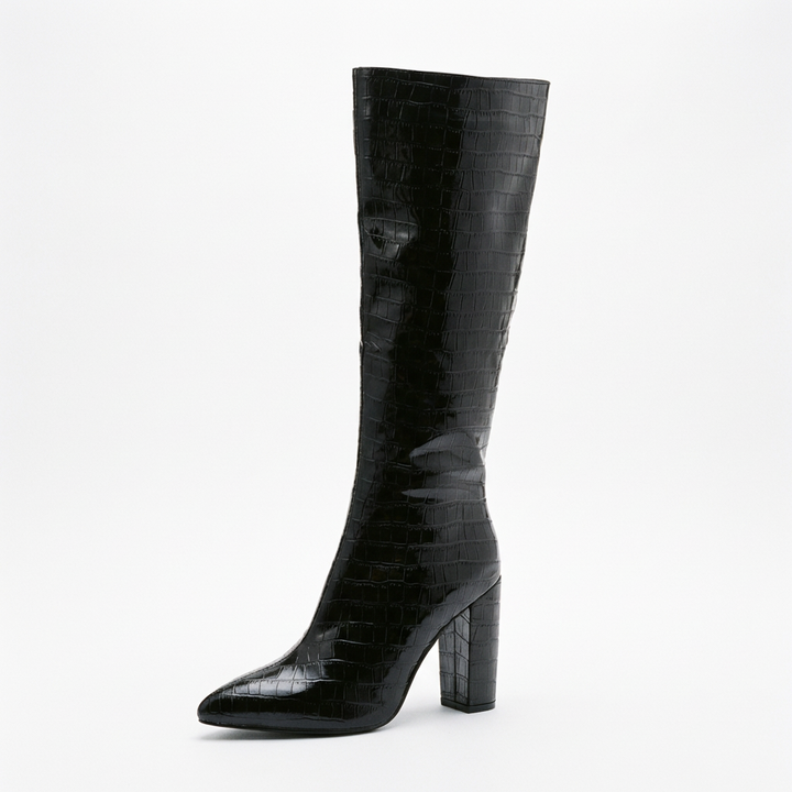 The Valentina Croc Boot