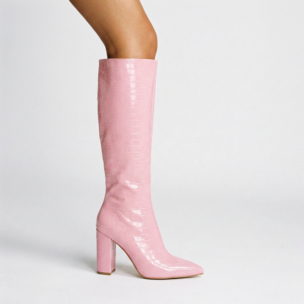 The Valentina Croc Boot