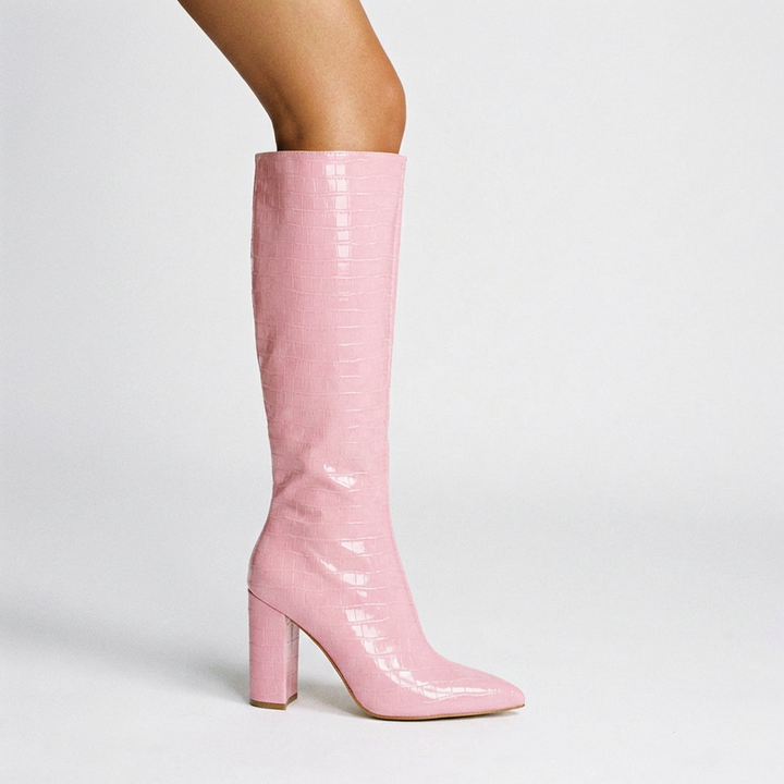 The Valentina Croc Boot
