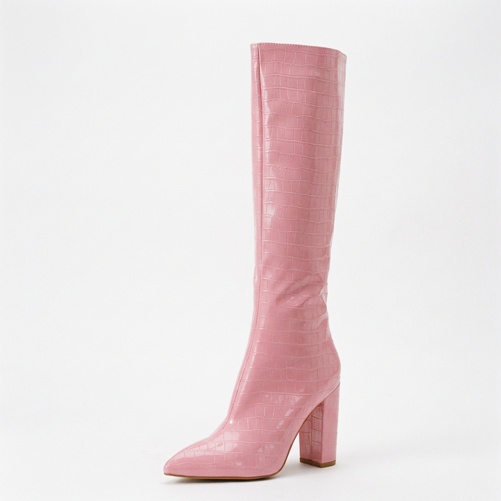 The Valentina Croc Boot