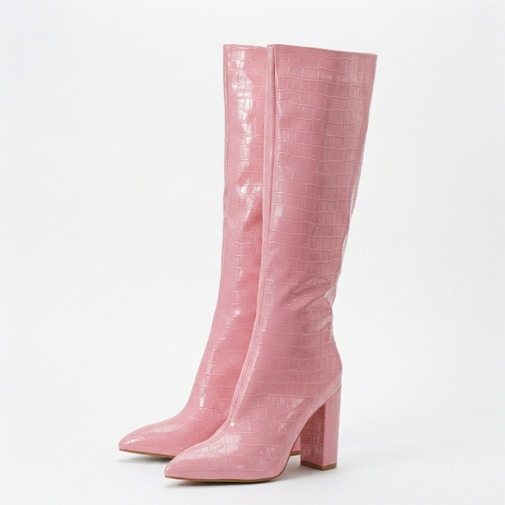 The Valentina Croc Boot