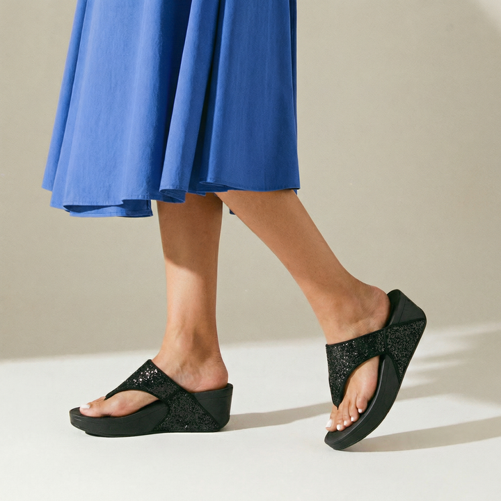 Midnight Sparkle Wedges