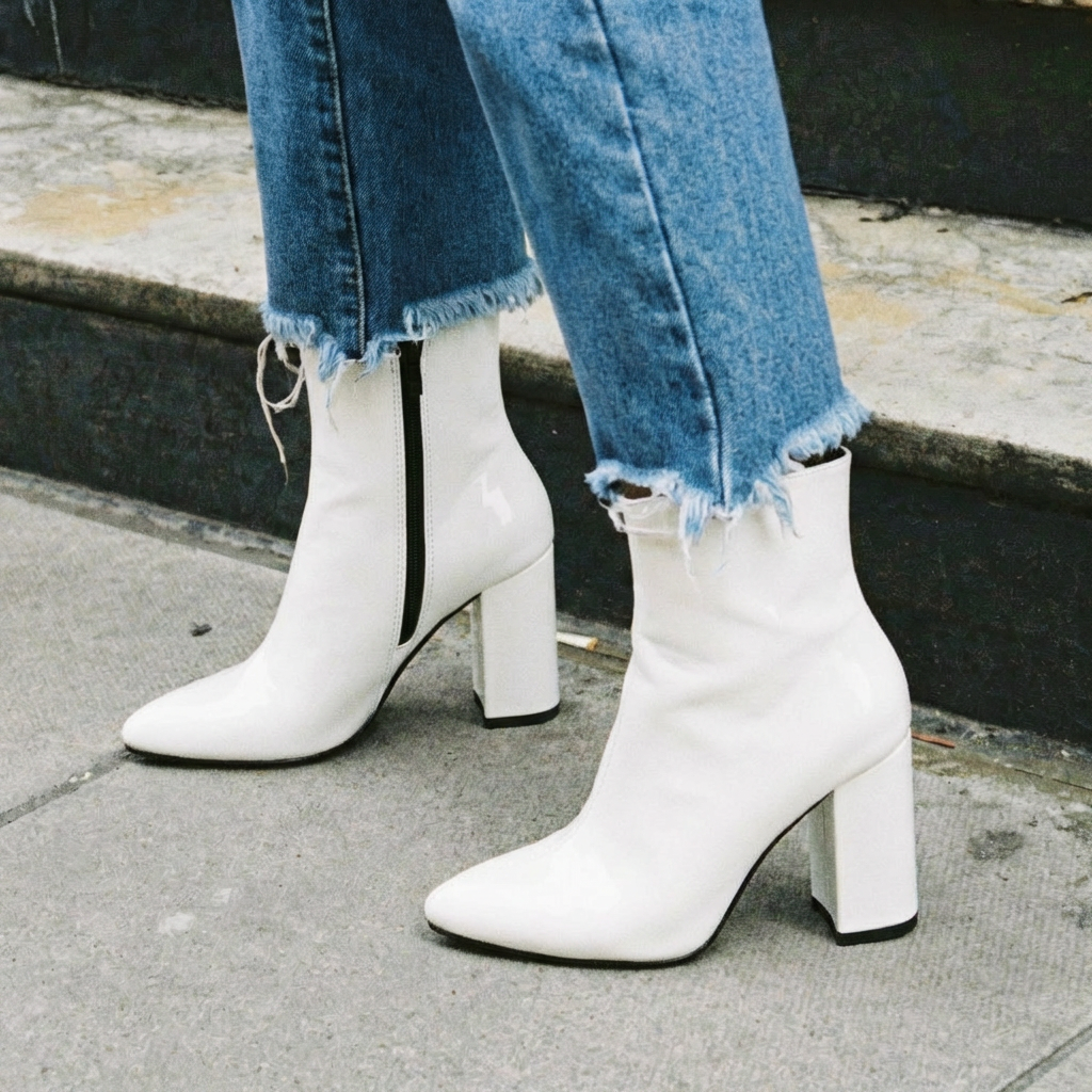 Downtown Patent Boots