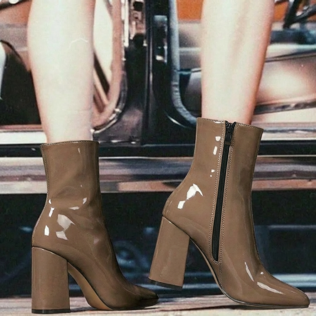 Downtown Patent Boots