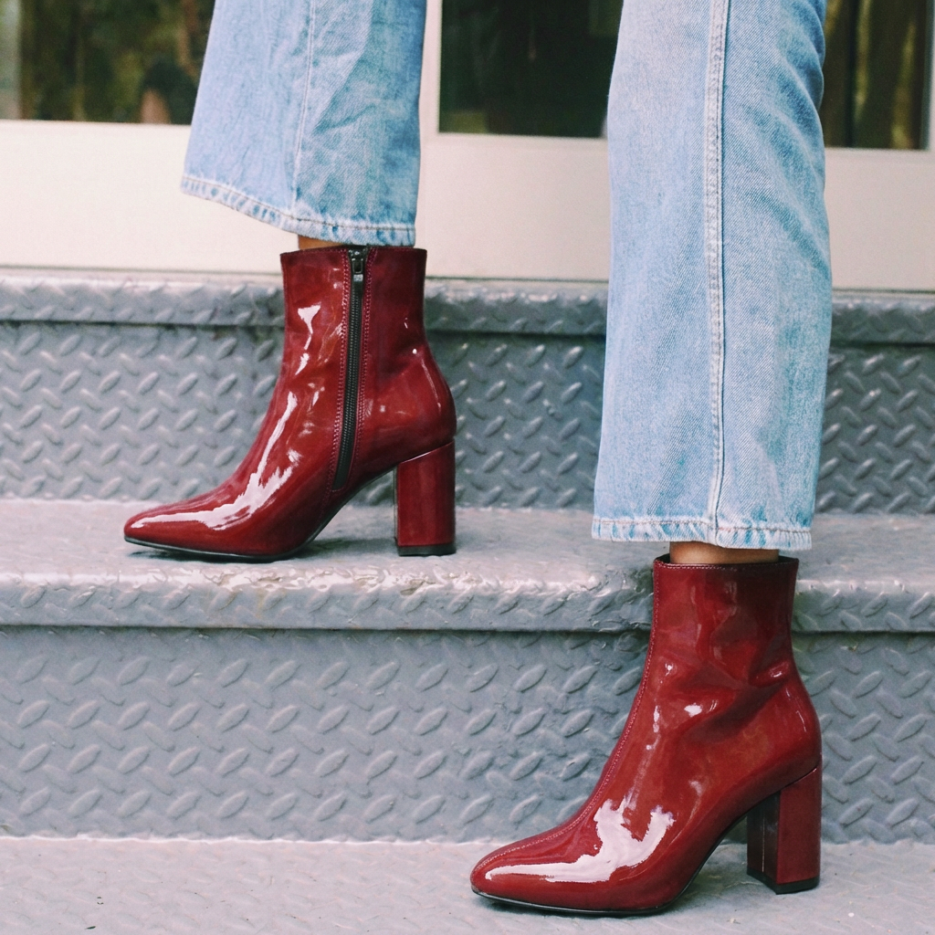 Downtown Patent Boots