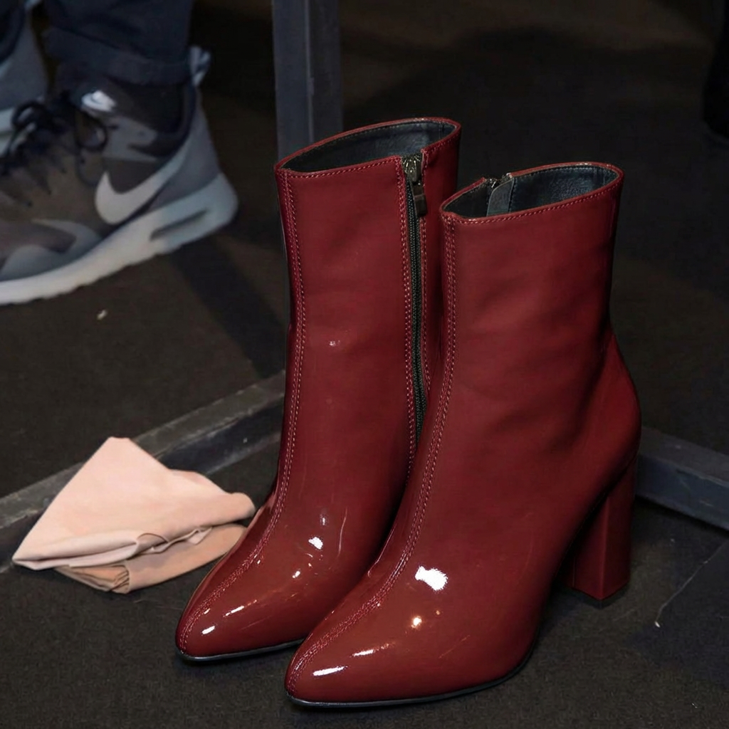 Downtown Patent Boots