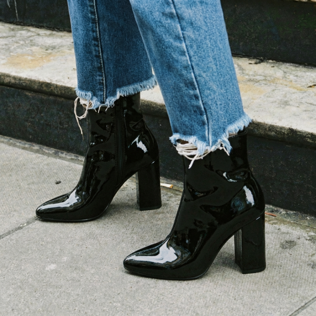 Downtown Patent Boots