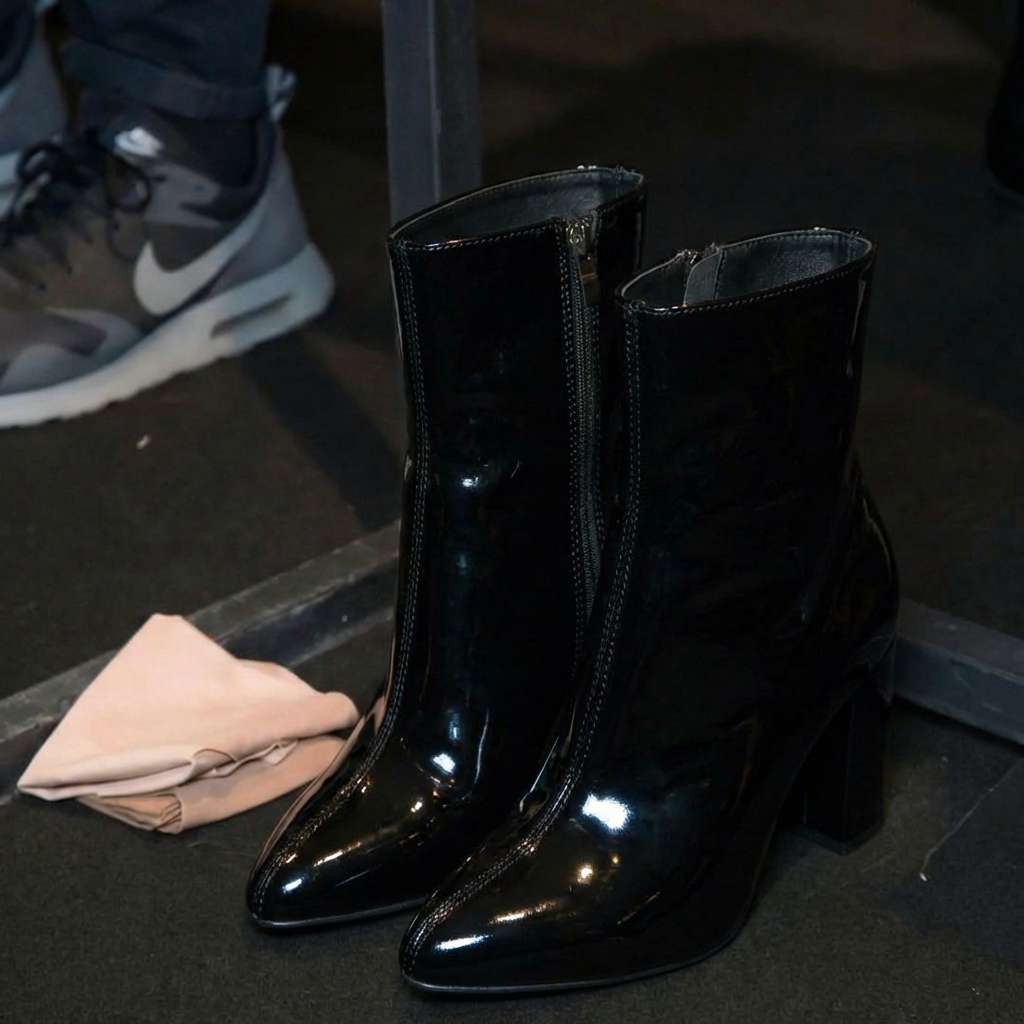 Downtown Patent Boots