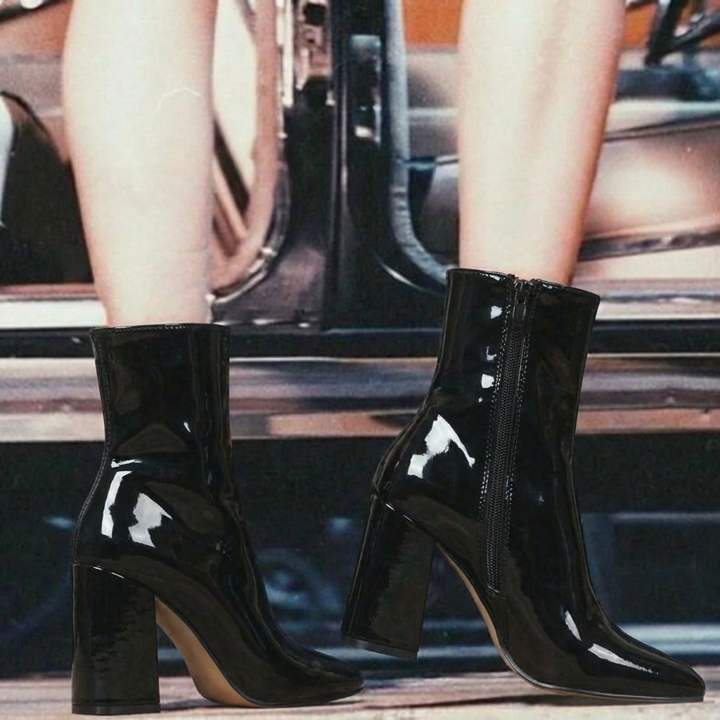 Downtown Patent Boots