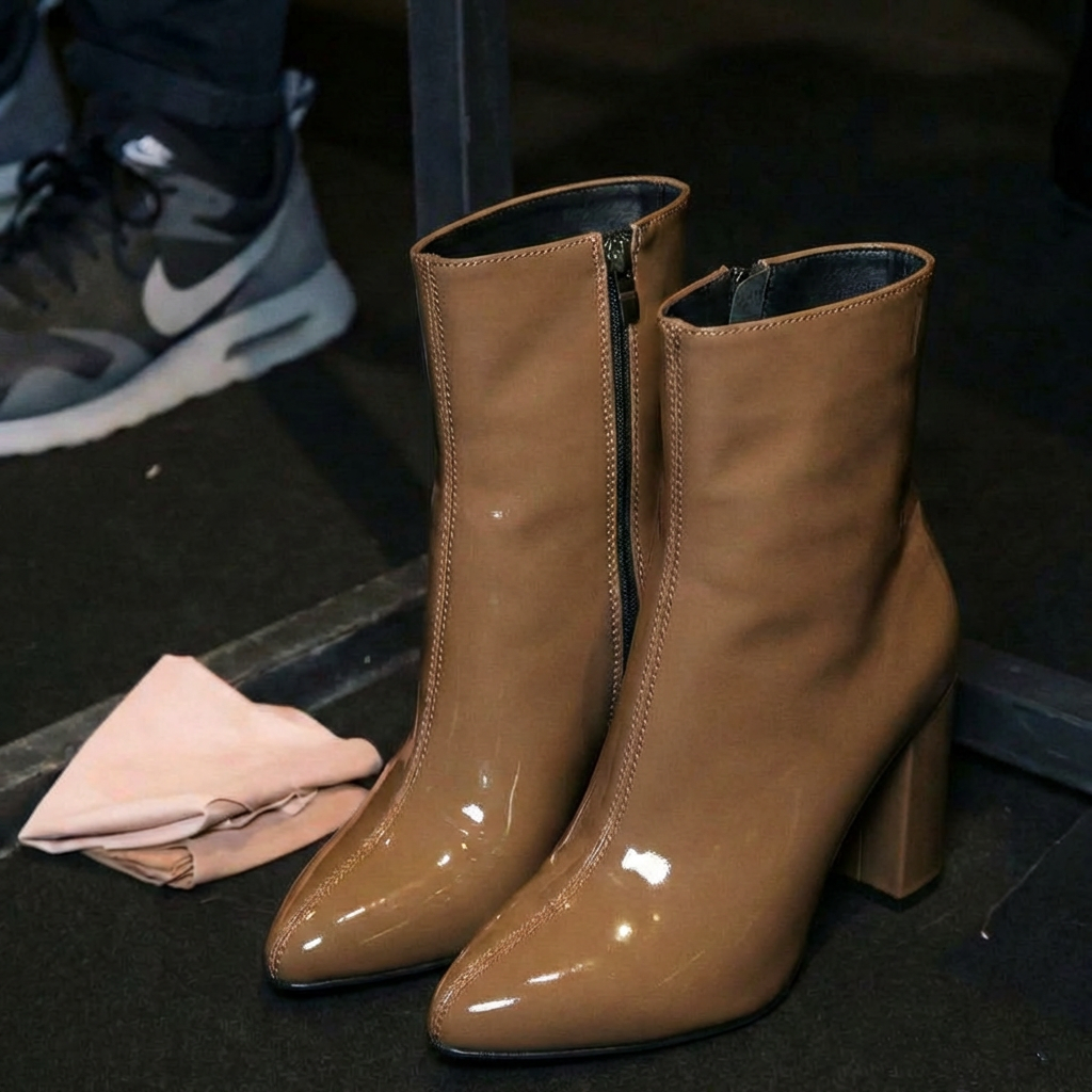 Downtown Patent Boots