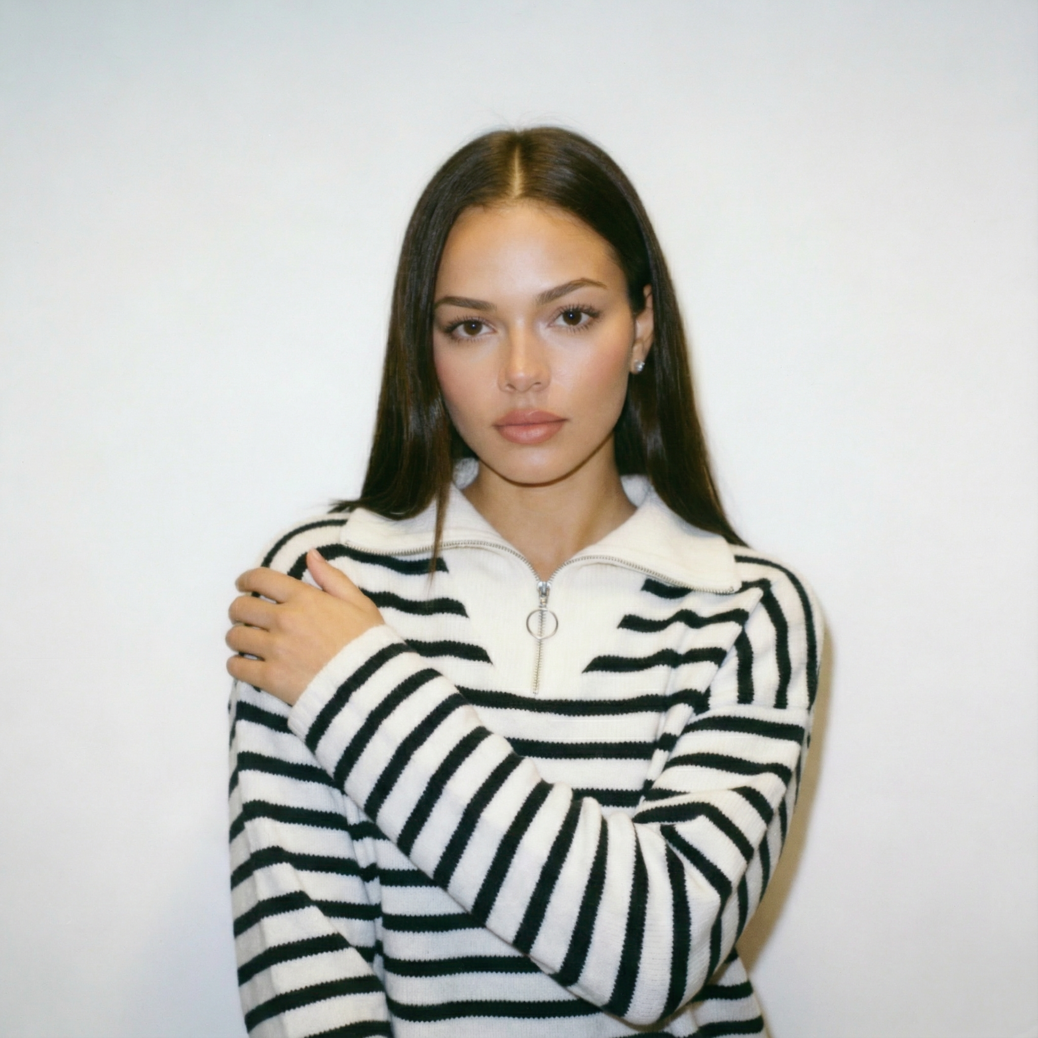 The Amalfi Quarter-Zip Knit Sweater