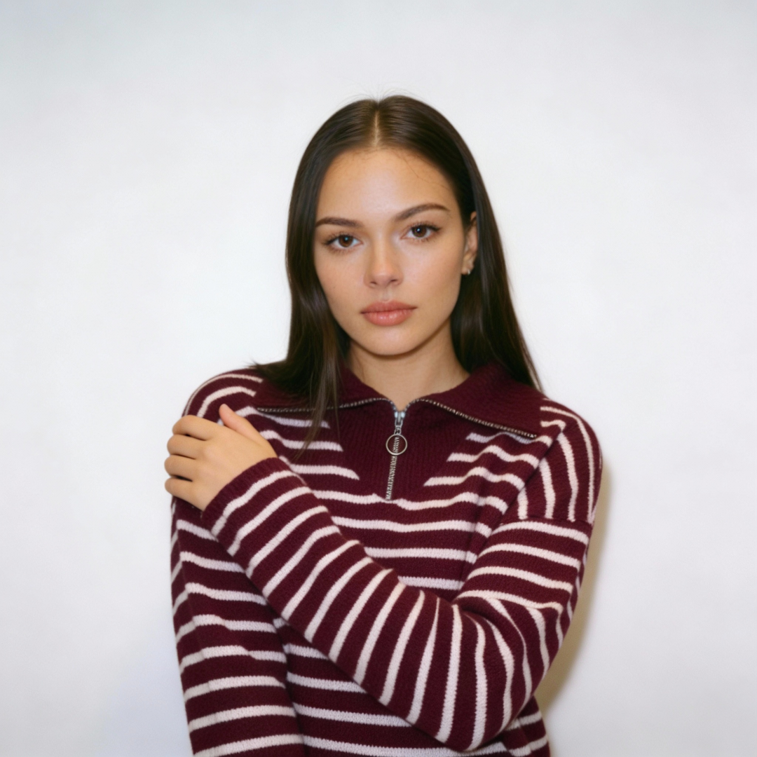 The Amalfi Quarter-Zip Knit Sweater