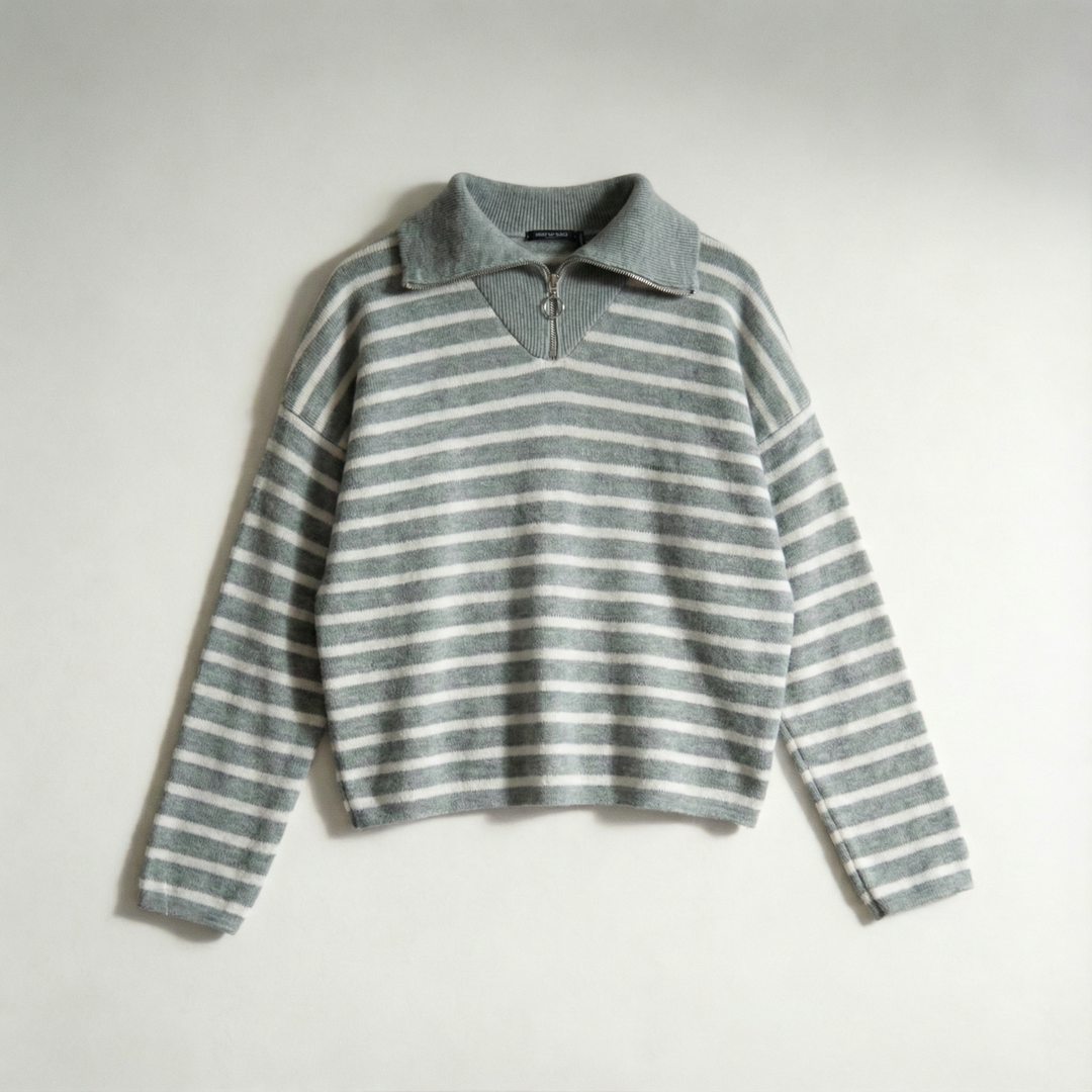 The Amalfi Quarter-Zip Knit Sweater