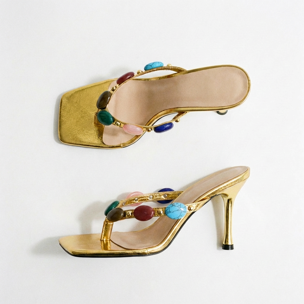 The Rosalia Stone Heels