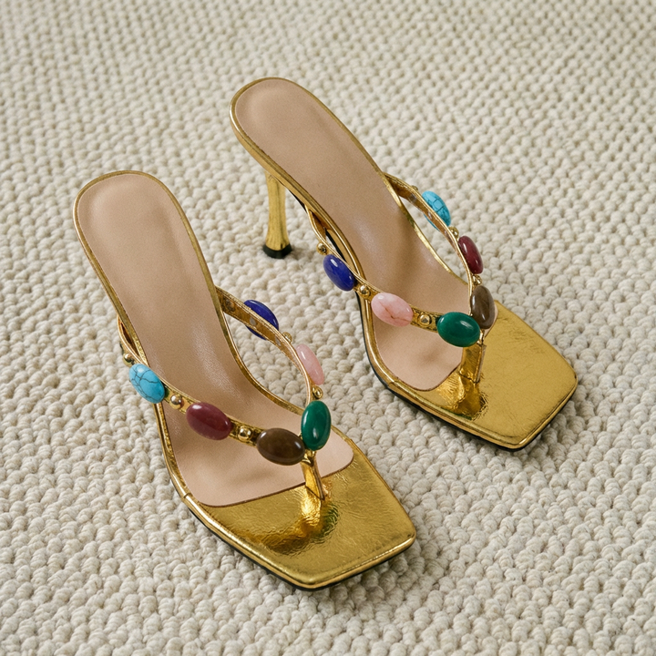 The Rosalia Stone Heels