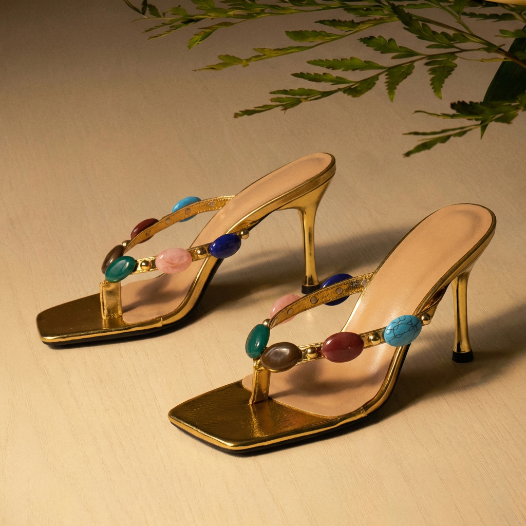 The Rosalia Stone Heels