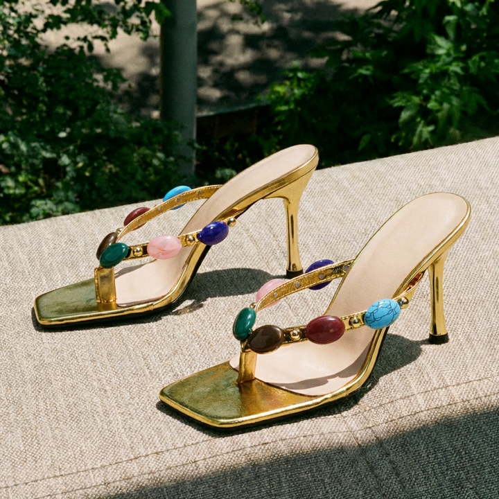 The Rosalia Stone Heels