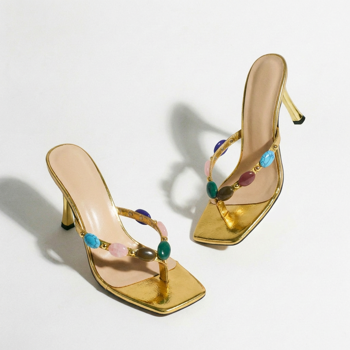 The Rosalia Stone Heels