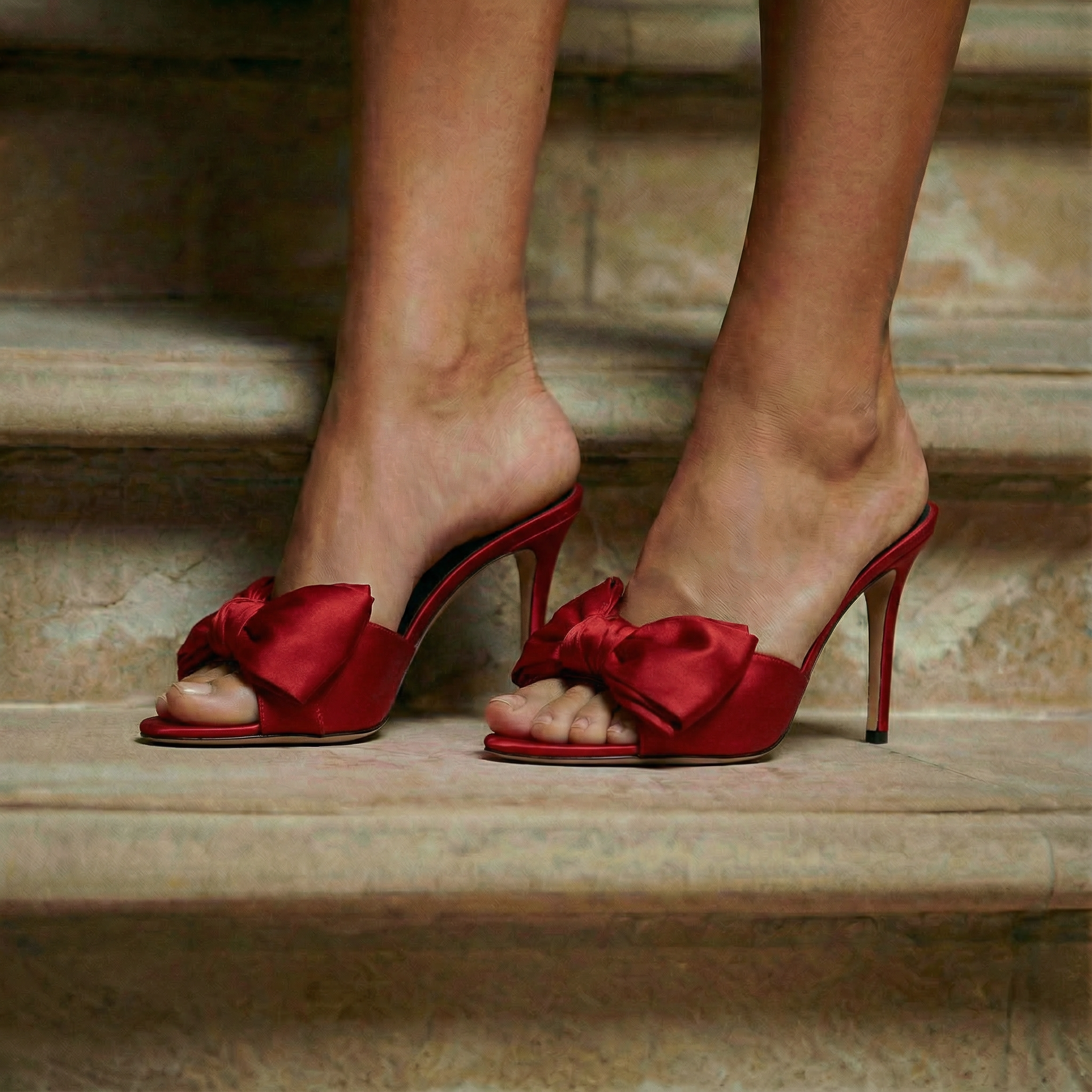 Date Night Bow Heels