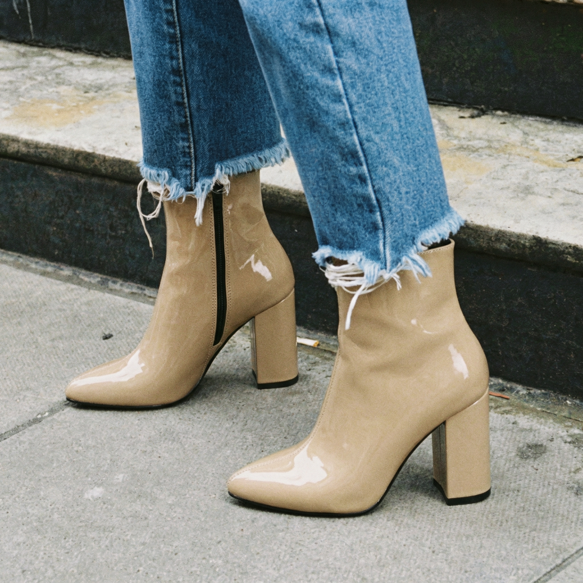 Downtown Patent Boots