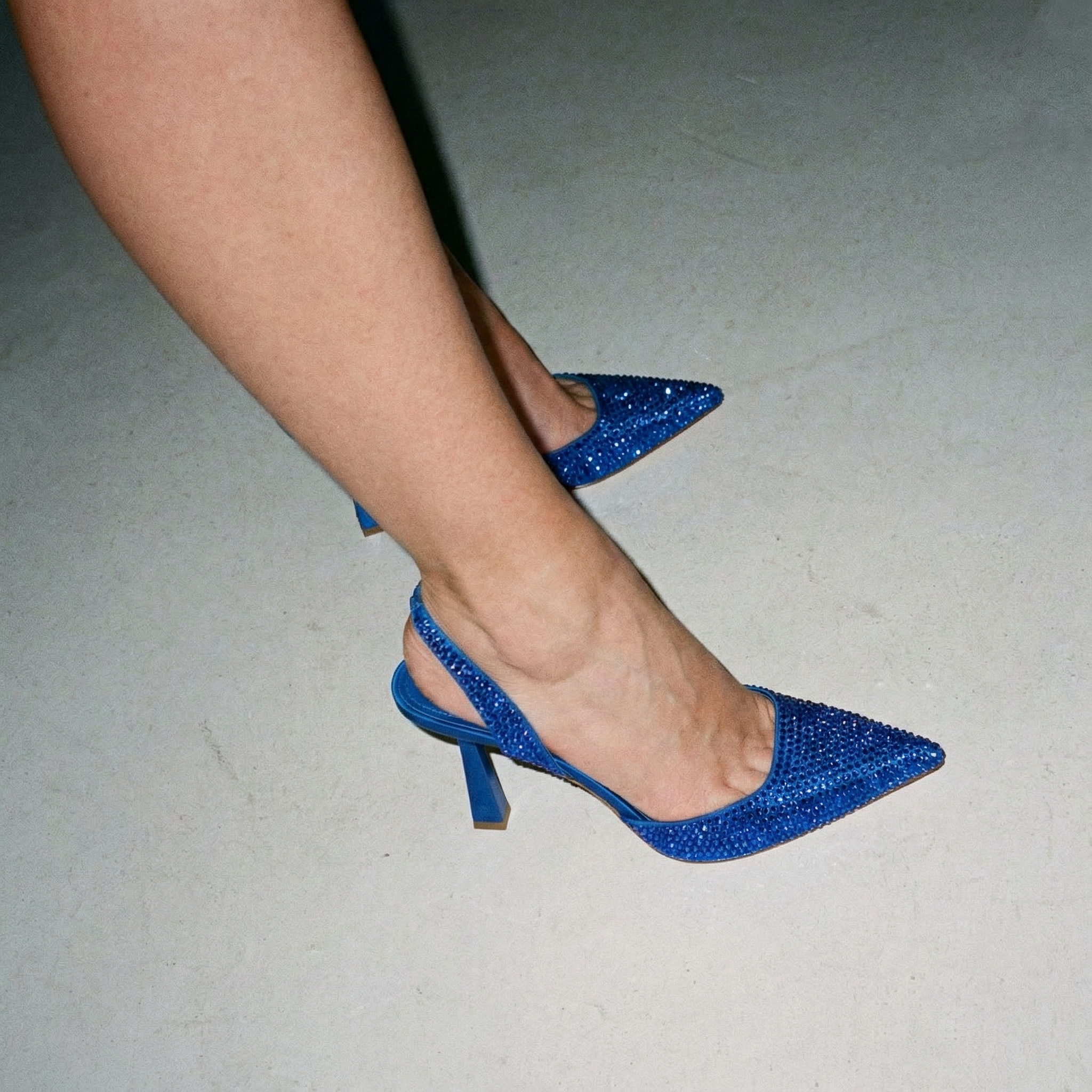 The Sabrina Diamond Slingback Heels