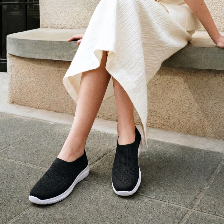 Square-Toe Cushioned Flats