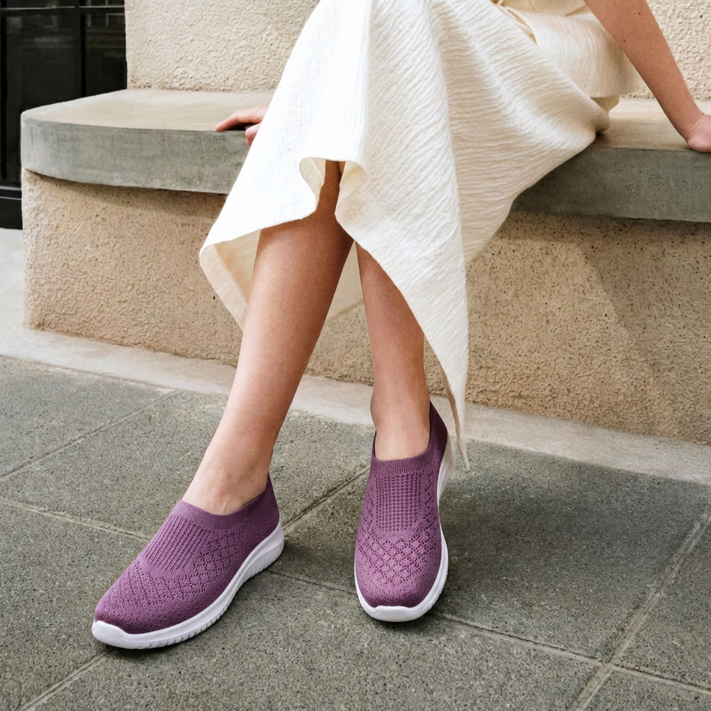 Square-Toe Cushioned Flats