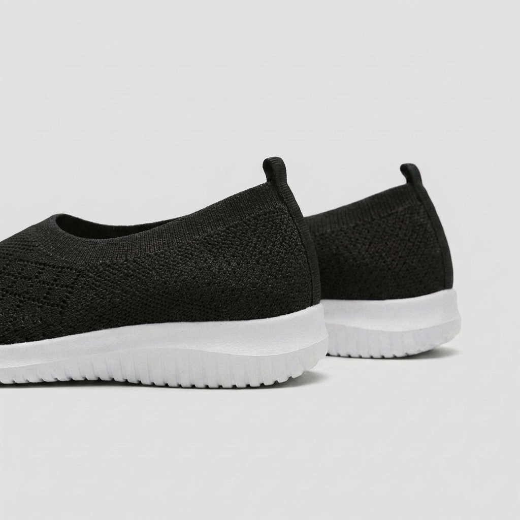 Square-Toe Cushioned Flats