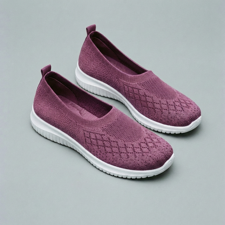 Square-Toe Cushioned Flats