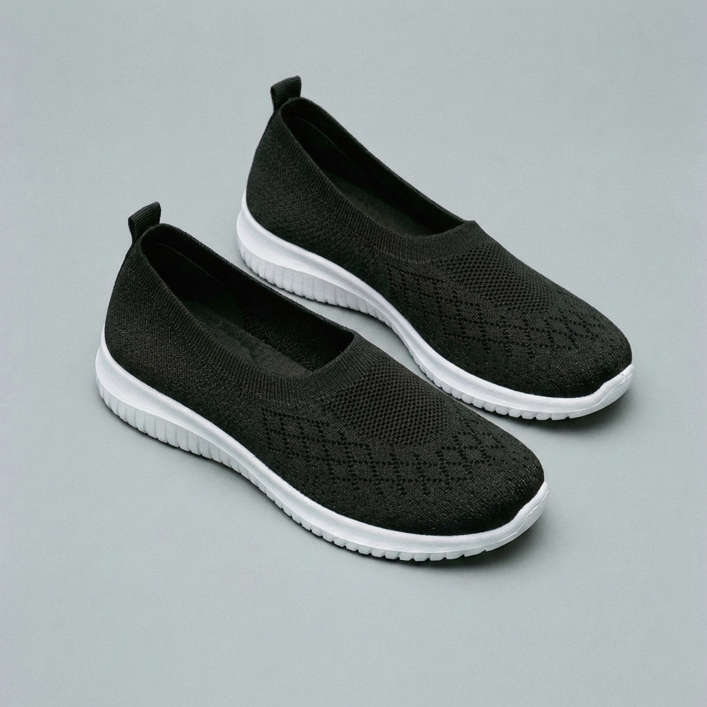 Square-Toe Cushioned Flats