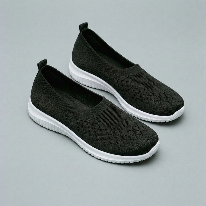 Square-Toe Cushioned Flats