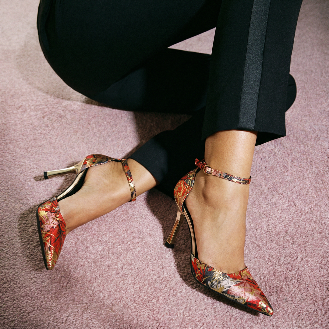 The Empress Ankle Strap Heels