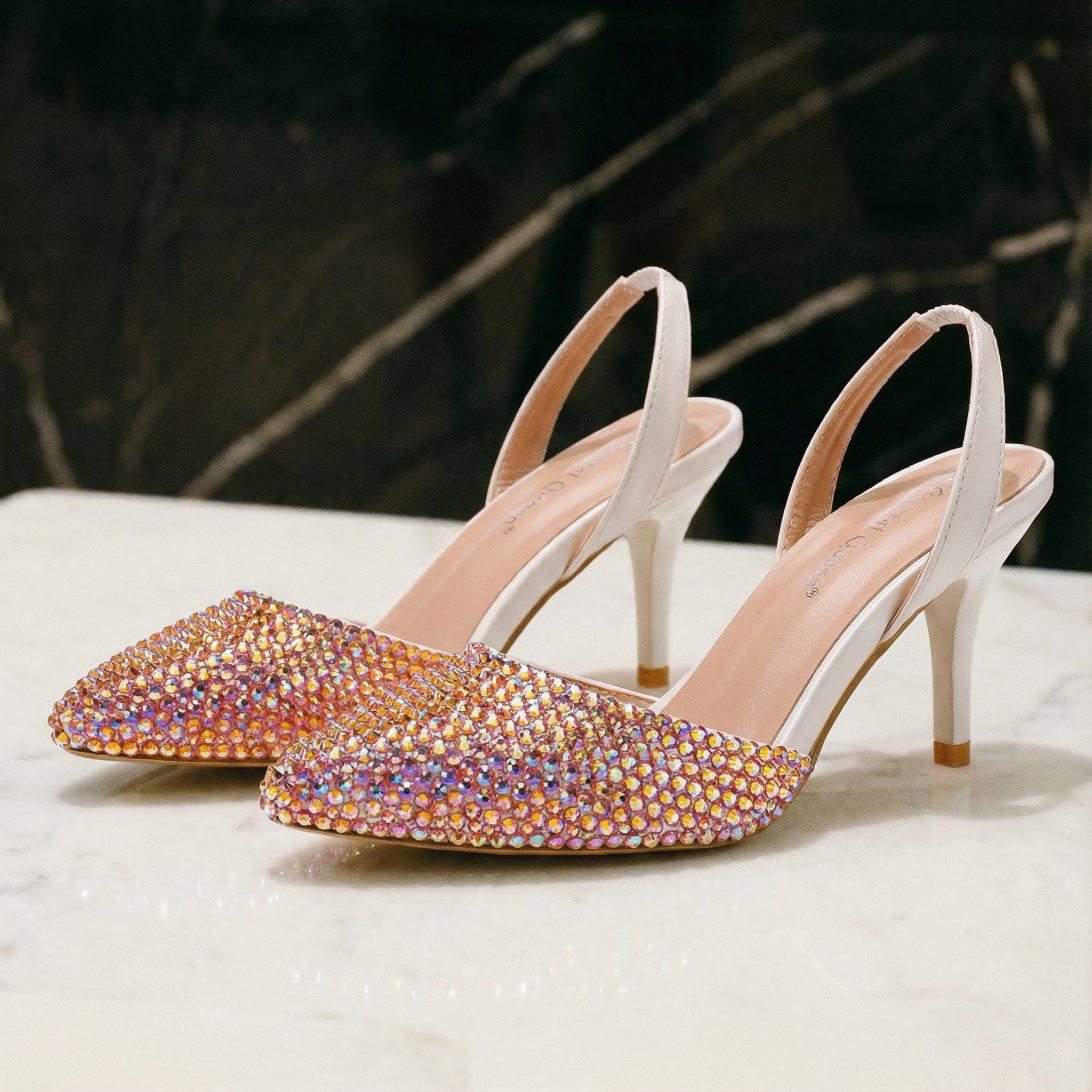 The Diamond Slingback Heels