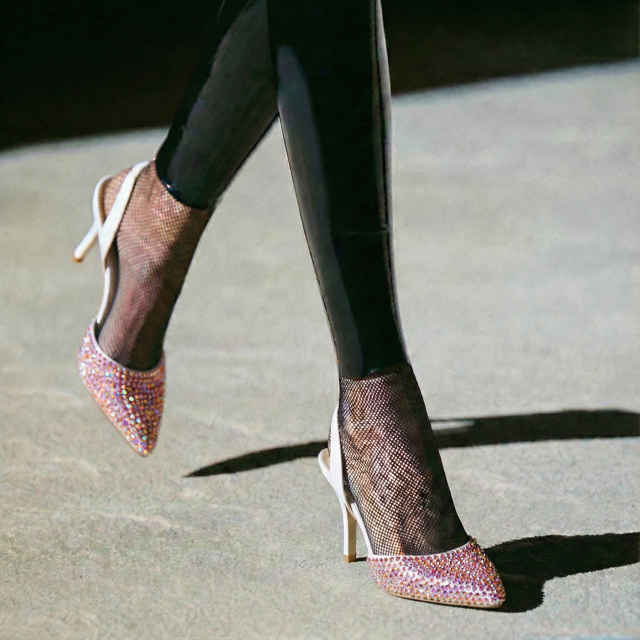 The Diamond Slingback Heels