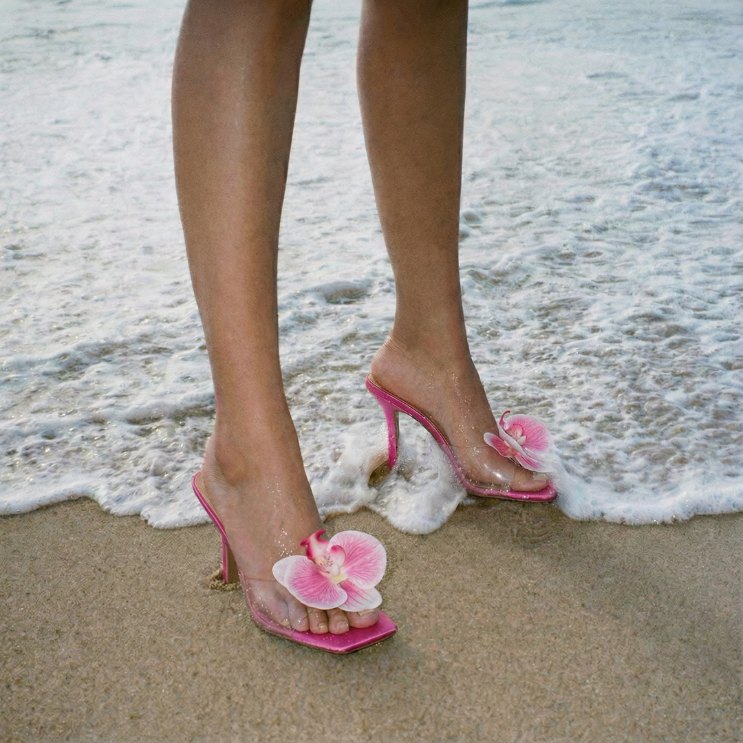 The Dahlia Bloom Heels