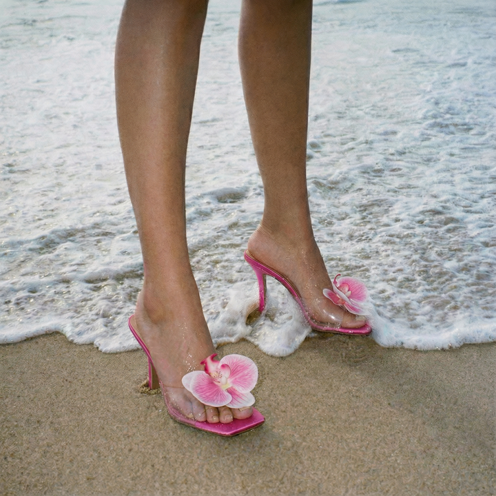 The Dahlia Bloom Heels