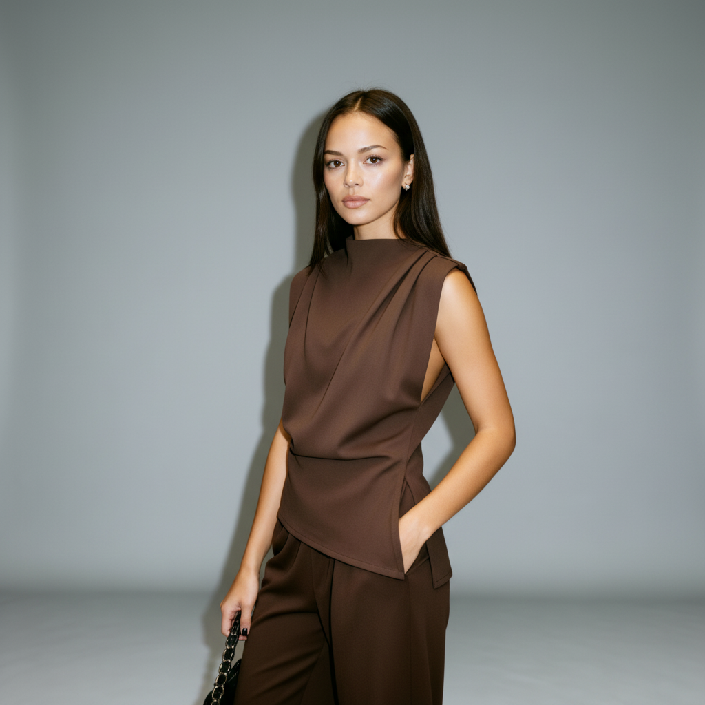 Milano Draped Sculpt Top