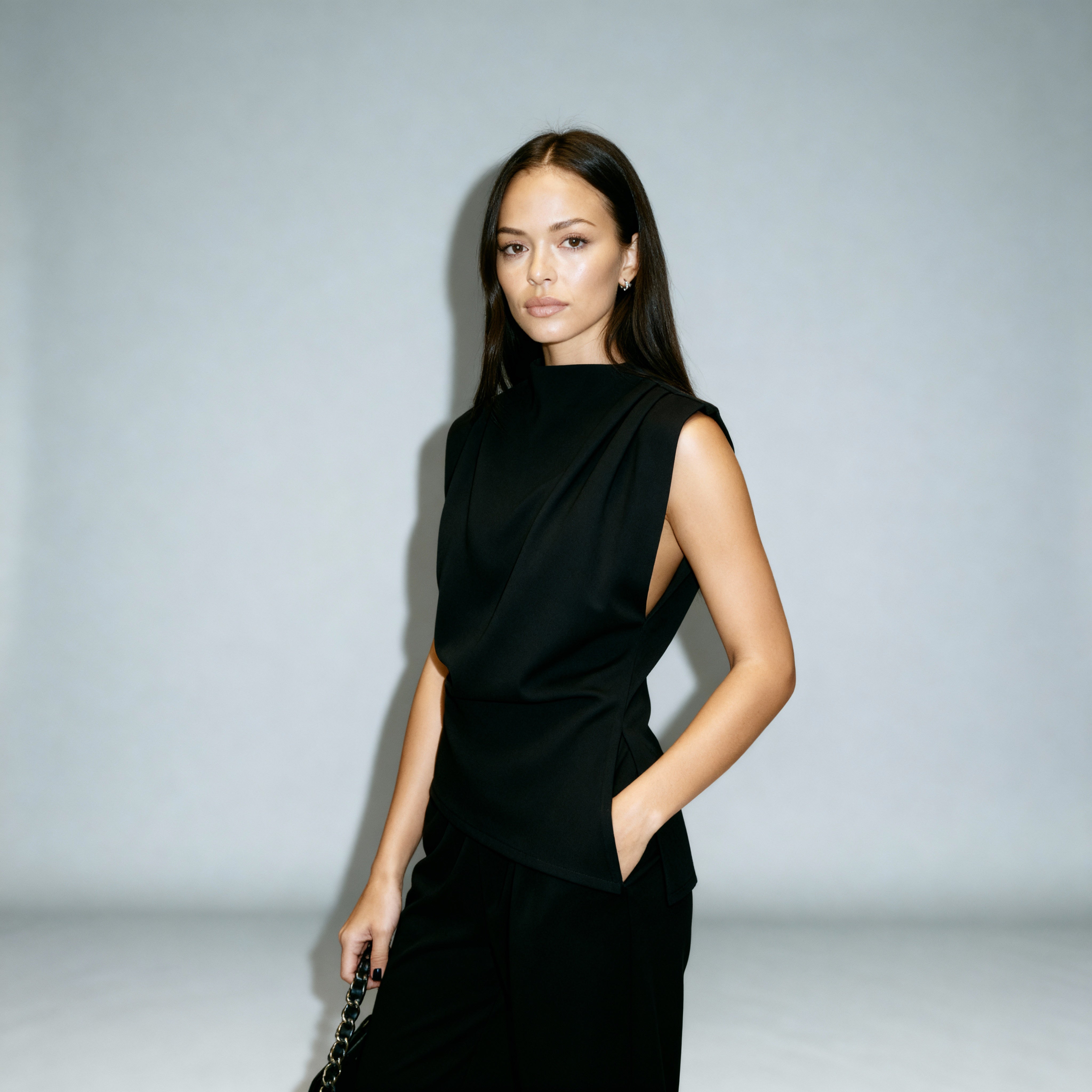 Milano Draped Sculpt Top