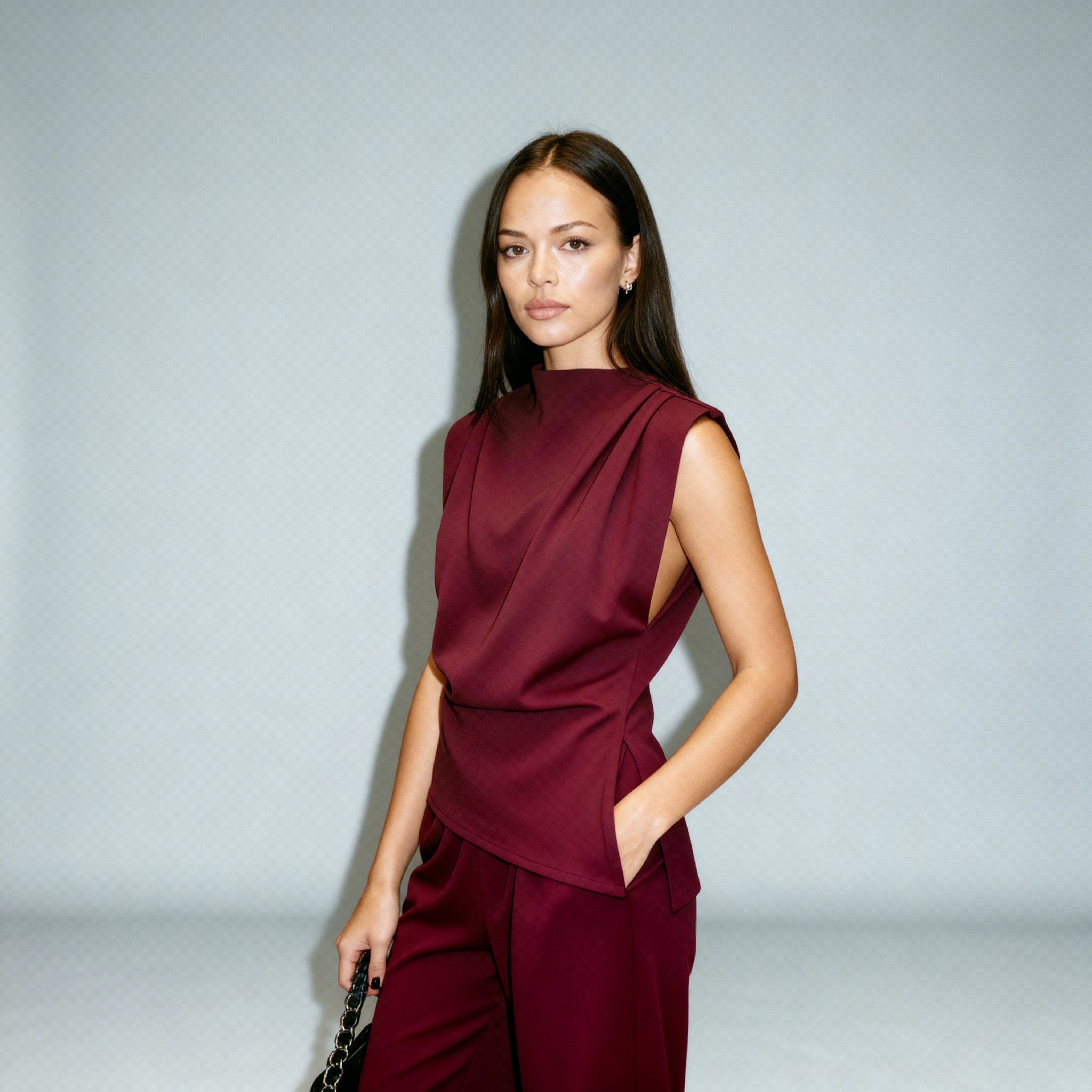 Milano Draped Sculpt Top