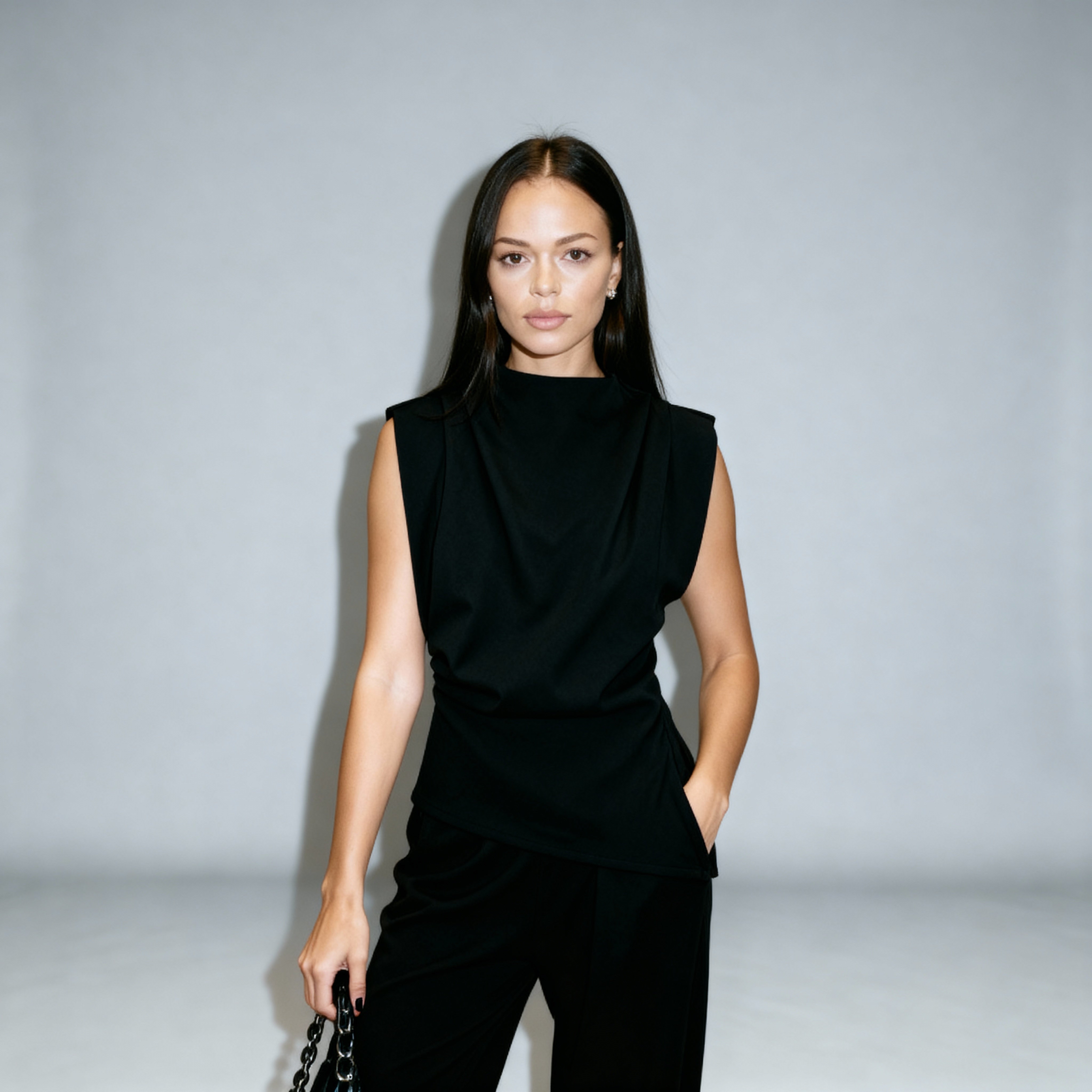 Milano Draped Sculpt Top