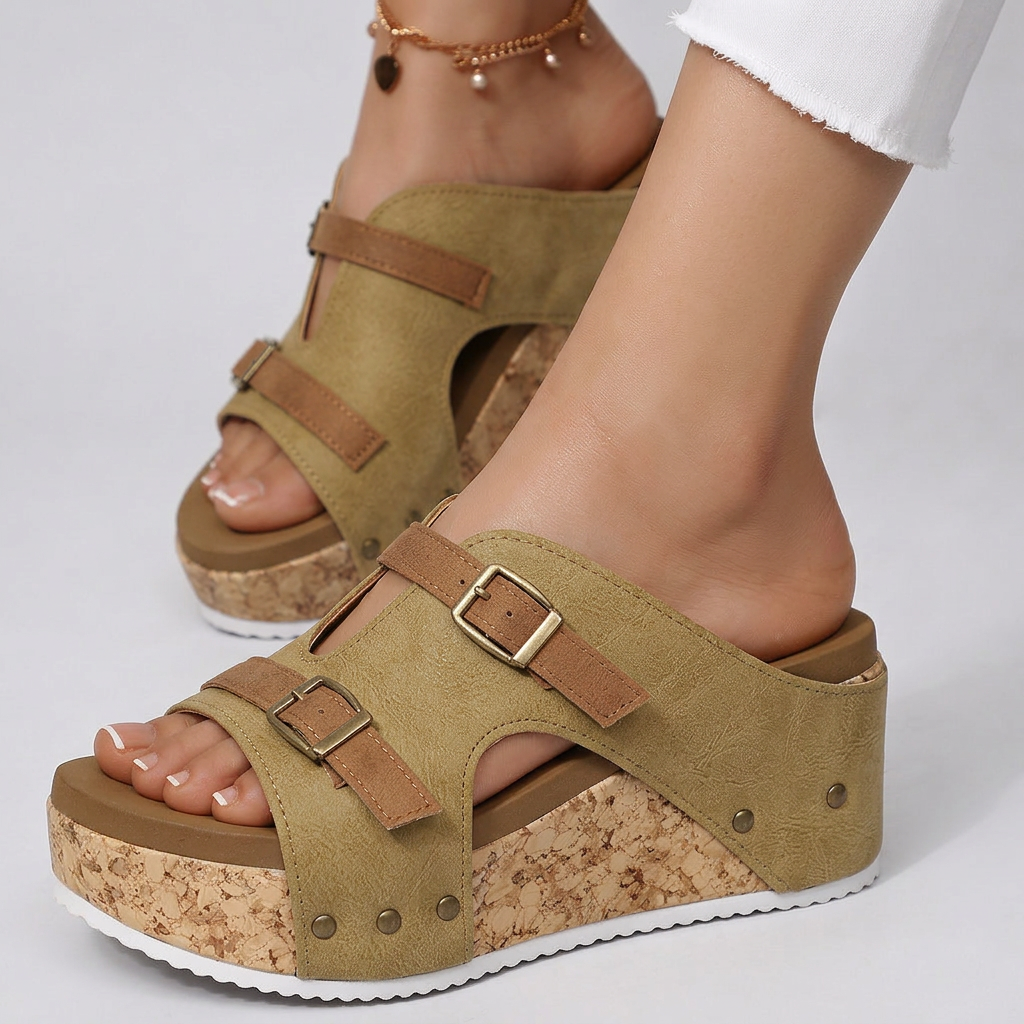 The Amalfi Platform Sandals